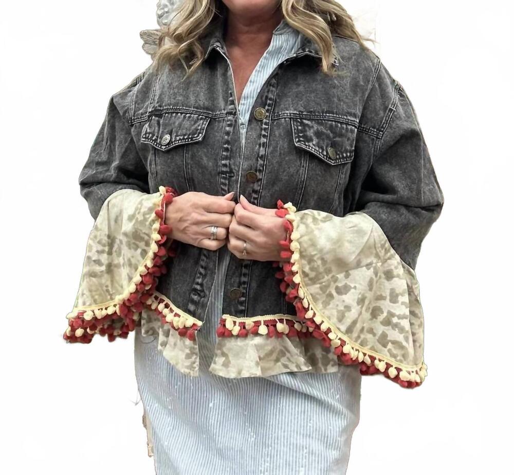 NEW A RARE BIRD american bell jacket in black
